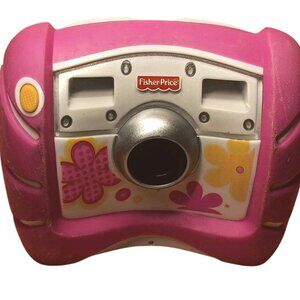 Fisher-Price Pink Childrens Kid Tough Digital Camera With Floral Design